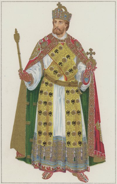 Regalia imperiale degli imperatori del Sacro Romano Impero da German School