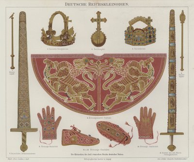 Regalia imperiale del Sacro Romano Impero da German School