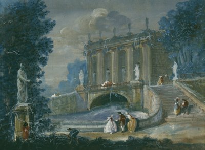 Nei giardini del Palazzo Sanssouci, Potsdam, Prussia da German School