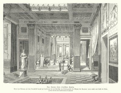 Interno di una casa romana da German School