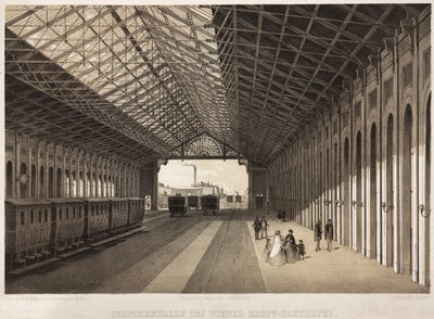 Interno della stazione ferroviaria centrale, Vienna da German School