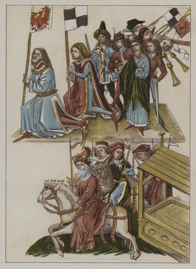 Investitura di Federico I della casa di Hohenzollern come Elettore di Brandeburgo al Concilio di Costanza da German School
