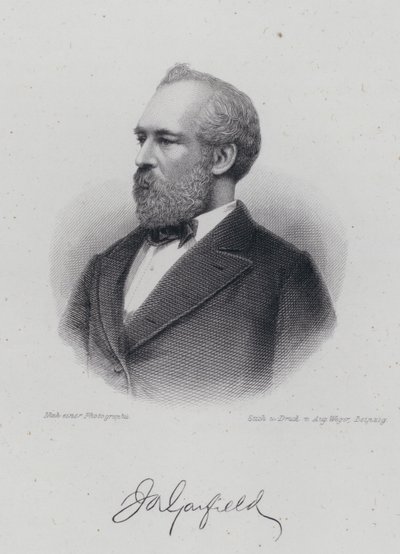 James A Garfield, politico americano e 20º Presidente degli Stati Uniti da German School