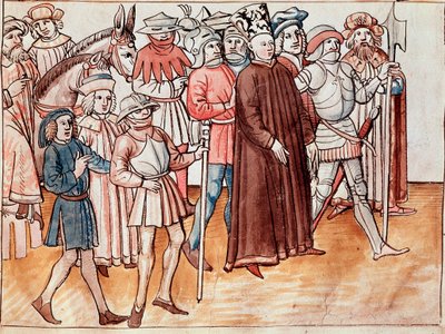 Jan Hus è catturato e condannato al rogo da German School