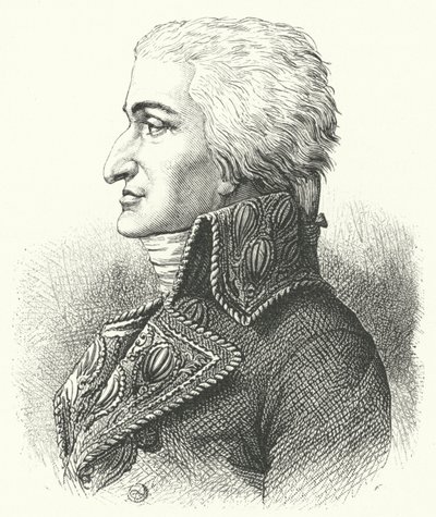 Jean Jacques Regis de Cambaceres, avvocato e statista francese, uno dei principali autori del Codice Napoleonico (incisione) da German School