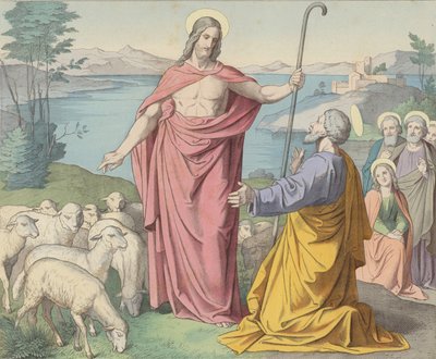 Gesù appare a Pietro, suo vicario sulla Terra da German School
