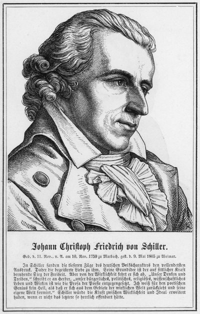 Johann Christoph Friedrich von Schiller da German School