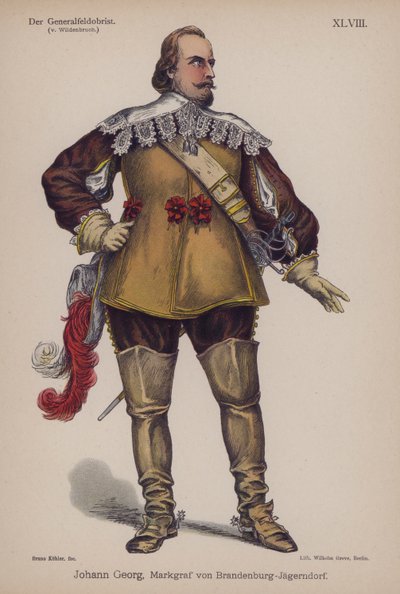 Johann Georg, Margravio di Brandeburgo-Jagerndorf (1577-1624), da Der Generalfeldoberst di Ernst von Wildenbruch da German School