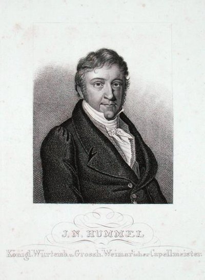 Johann Nepomuk Hummel (1778-1837) da German School