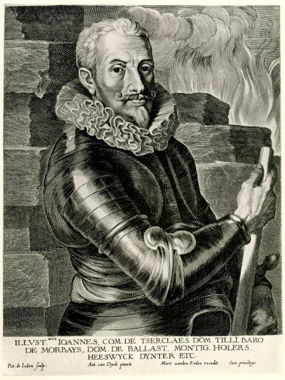 Johann Tserclaes Graf von Tilly da German School