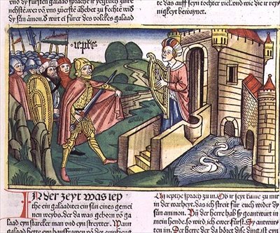 Giudici 11:29-40 La figlia di Iefte saluta suo padre, dalla 