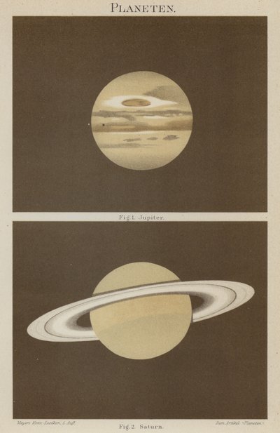 Giove e Saturno da German School