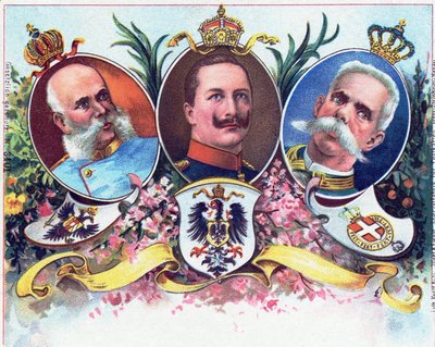 Kaiser Guglielmo II e i suoi alleati, 1899 da German School