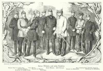 Kaiser Guglielmo I e i suoi paladini da German School