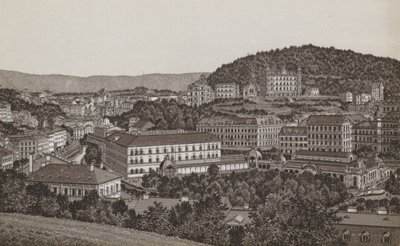 Karlsbad dalla parte nord da German School