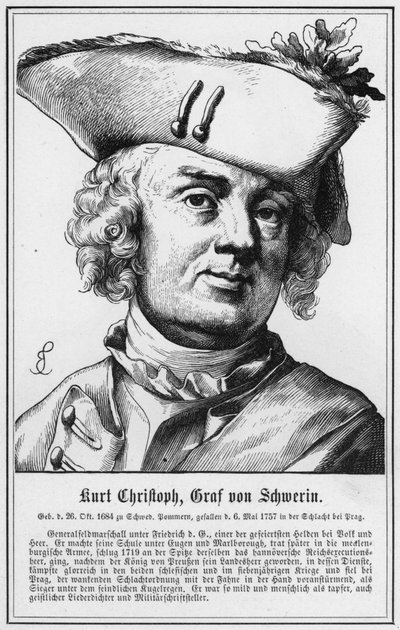 Kurt Christoph, Graf von Schwerin da German School