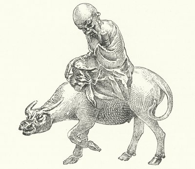 Laozi, antico filosofo cinese (incisione) da German School