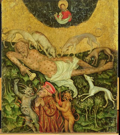 Lazzaro e il ricco, c.1400 da German School
