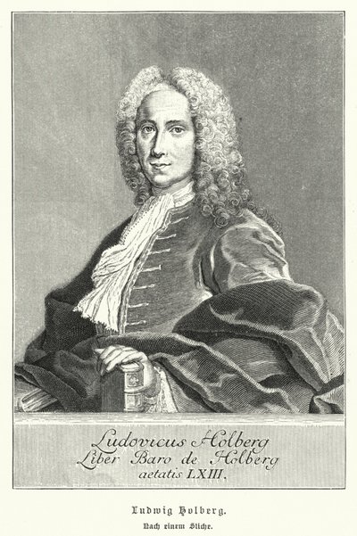 Ludvig Holberg, drammaturgo, filosofo e storico danese-norvegese da German School