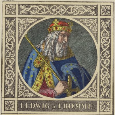 Ludovico il Pio, 814-840 da German School