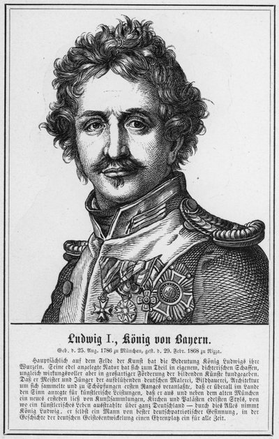 Ludwig I, Re di Baviera da German School