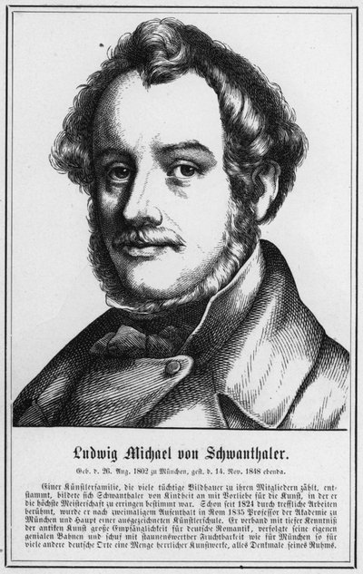 Ludwig Michael von Schwanthaler da German School