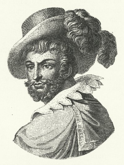 Luis de Camoes, poeta portoghese (incisione) da German School