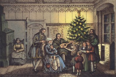 Lutero a Natale, nel suo cerchio familiare da German School