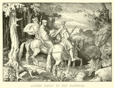 Lutero portato al Wartburg da German School
