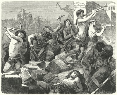 Lysander ordina di abbattere le mura di Atene da German School