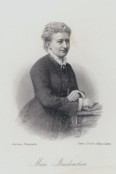 Marie Breidenstein, pianista, cantante e insegnante di canto tedesca da German School