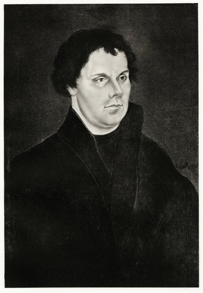 Martin Lutero, 1884-90 (fototipo) da German School