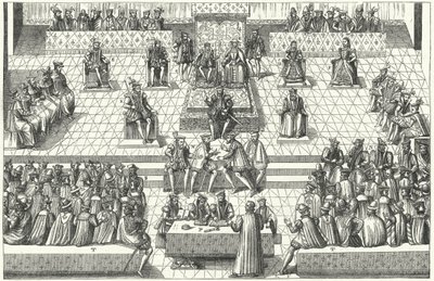 Riunione degli Stati Generali francesi a Orleans, gennaio 1561 da German School