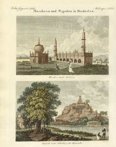 Moschee e pagode in Hindustan da German School