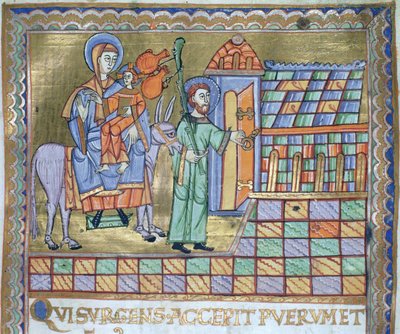 Ms. Czart. 1207 IV, fol.6r La Fuga in Egitto, dall