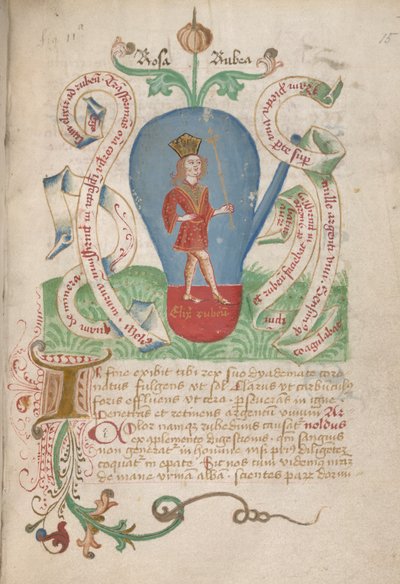 Dagli Alchemical Treatises, fine XV secolo da German School