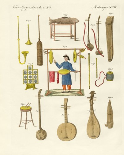 Strumenti musicali cinesi da German School