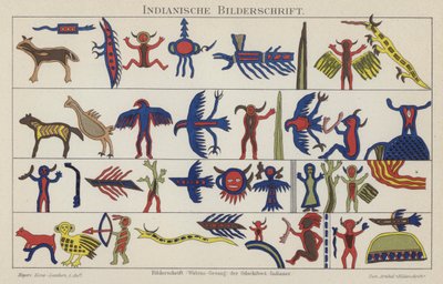 Pittogrammi dei nativi americani da German School