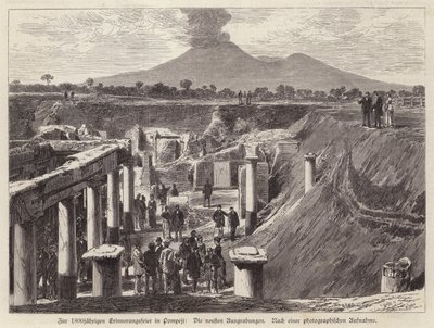 Nuovi scavi a Pompei, Italia da German School