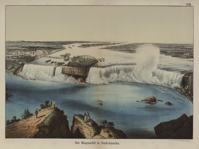 Cascate del Niagara in Nord America da German School