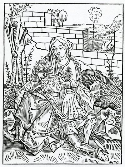 Dei folli che non possono mantenere segreto il proprio consiglio, illustrazione dalla traduzione inglese di Alexander Barclay di 