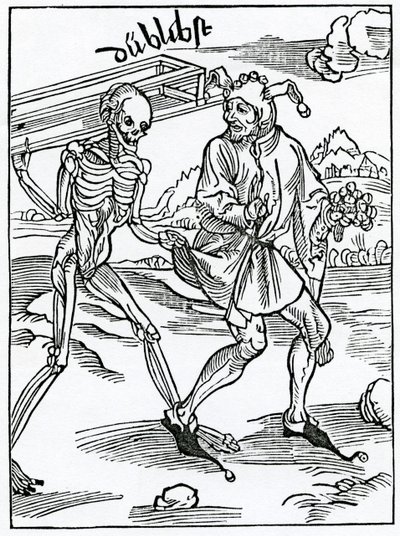 Dei folli che disprezzano la morte senza fare alcuna preparazione, illustrazione dalla traduzione inglese di Alexander Barclay di 