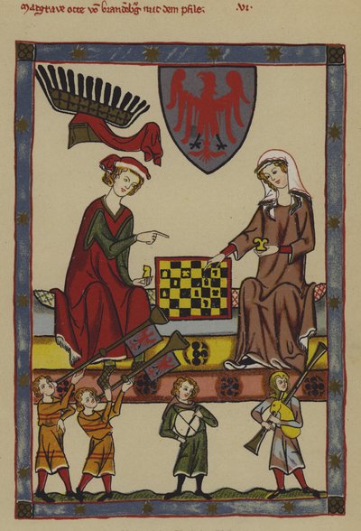 Ottone IV, Margravio di Brandeburgo e sua moglie, Edvige di Holstein da German School