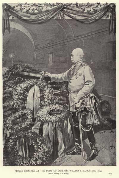 Otto von Bismarck alla tomba dell