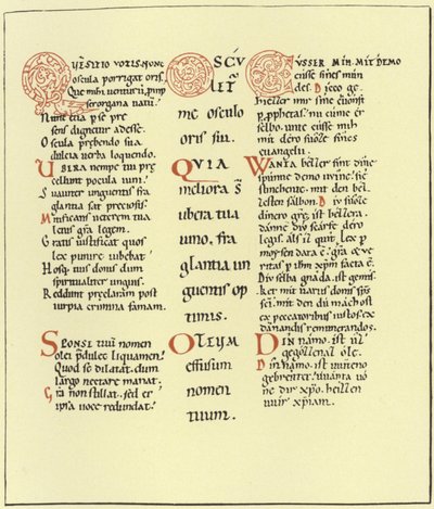 Pagina dal Cantico dei Cantici da German School
