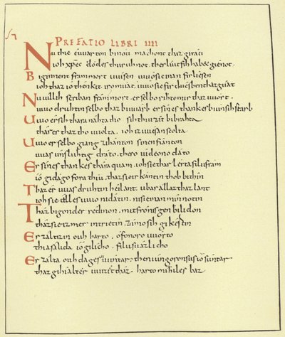 Pagina della Parafrasi del Vangelo da German School