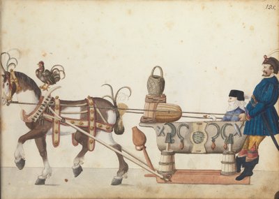 Slitta da parata in parata, c.1640 da German School