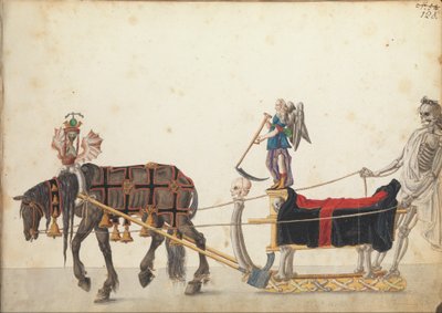 Slitta da parata in parata, c.1640 da German School