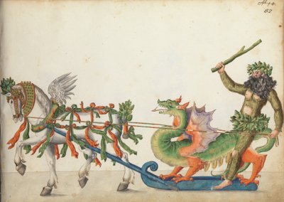 Slitta da parata, c.1640 da German School