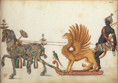 Slitta da parata, c.1640 da German School